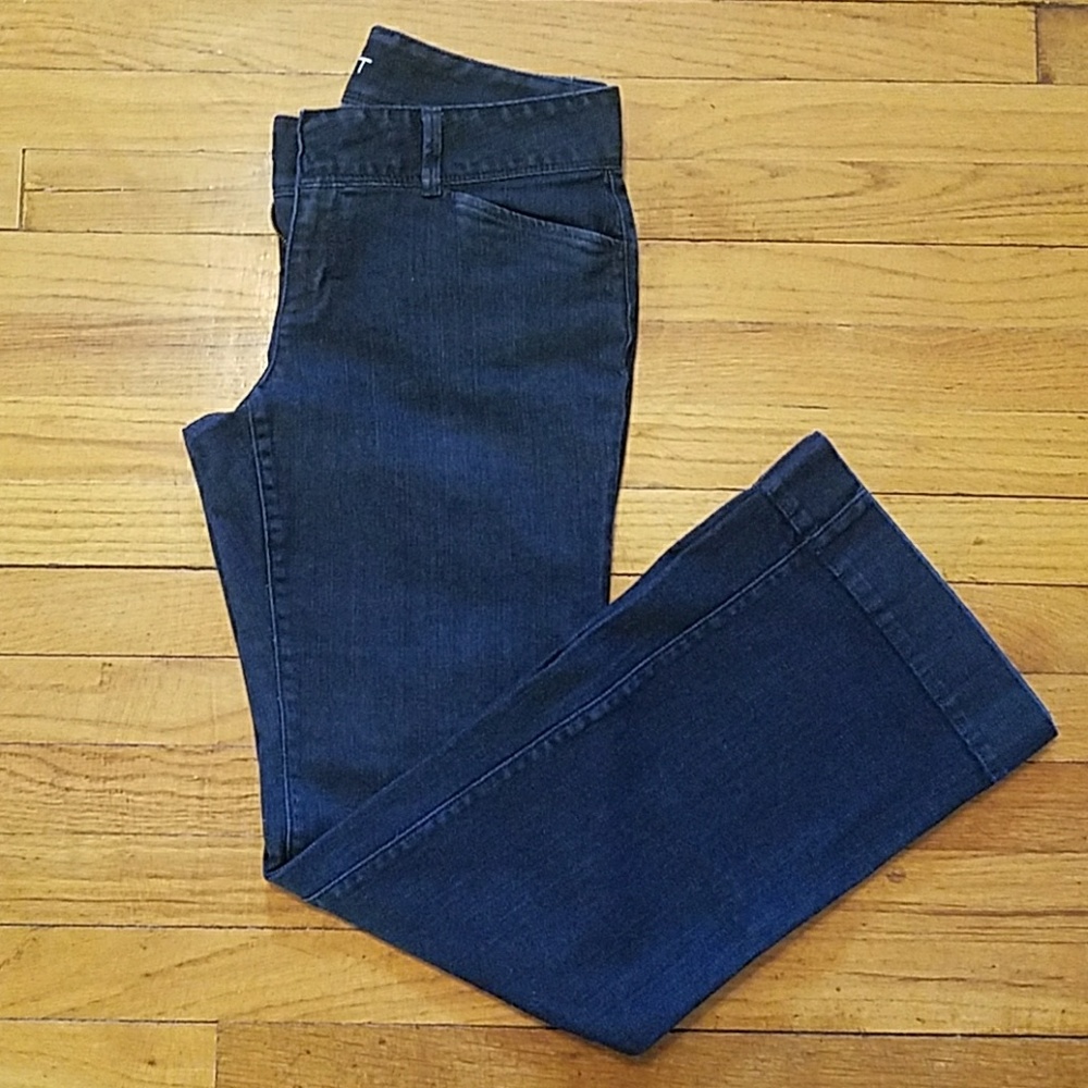 Loft Curvy Trouser Jeans, size: 4